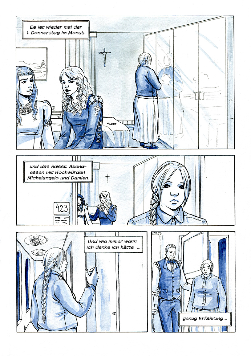 Comic Seite Abendmahl