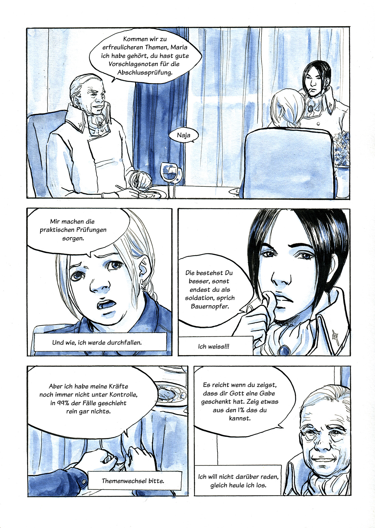 Comic Seite Abendmahl