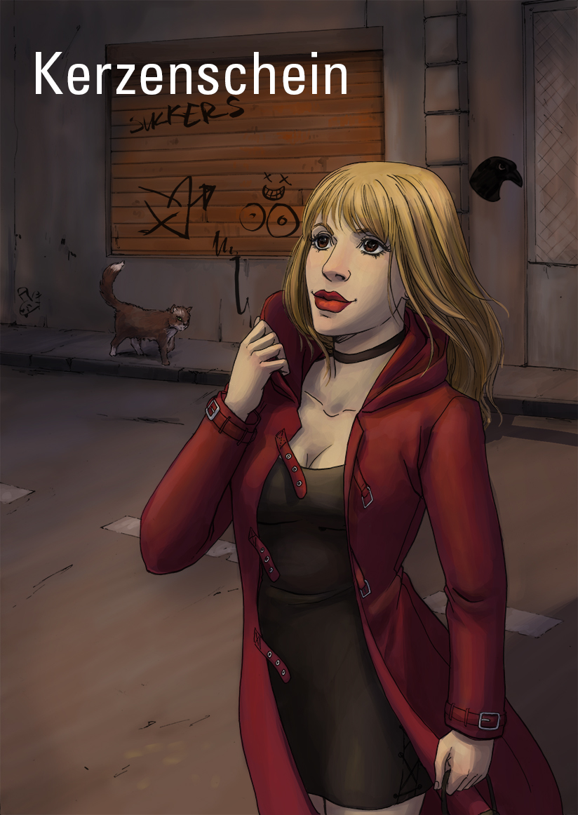 Comic Seite Kerzenschein