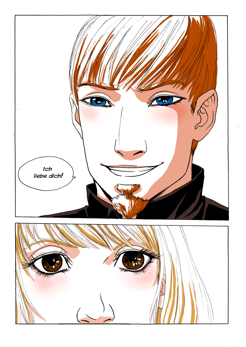 Comic Seite Kerzenschein