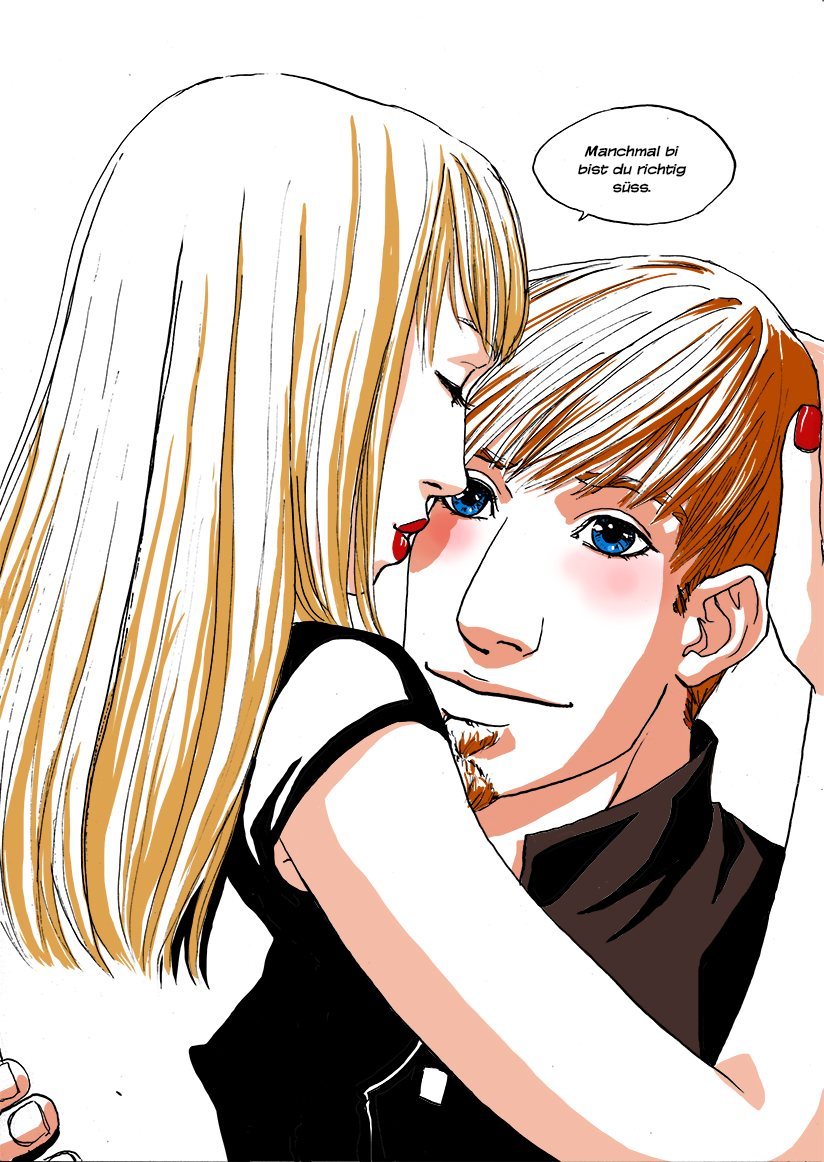 Comic Seite Kerzenschein